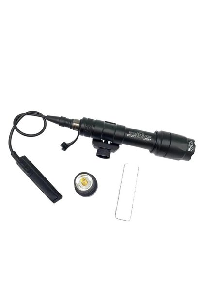 Taktik fener 600 lümen  LED fener Siyah