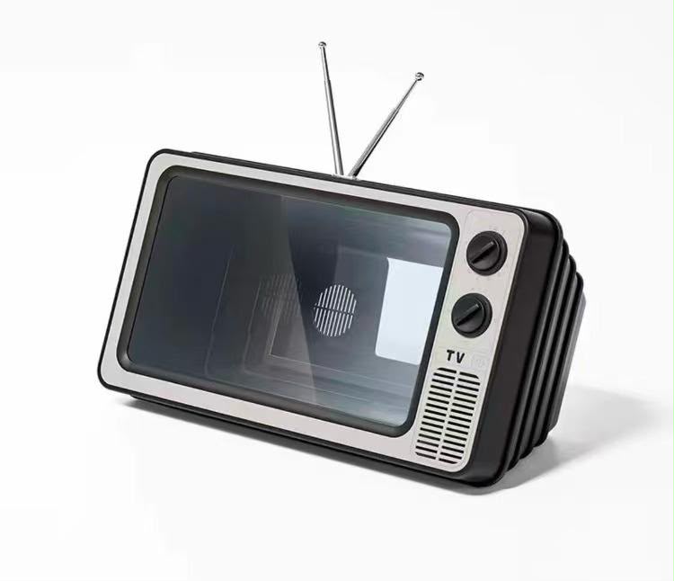 Telefon Ekran Büyütücü 3D HD Lens Retro TV Görünümlü Katlanabilir Mobil Ekran