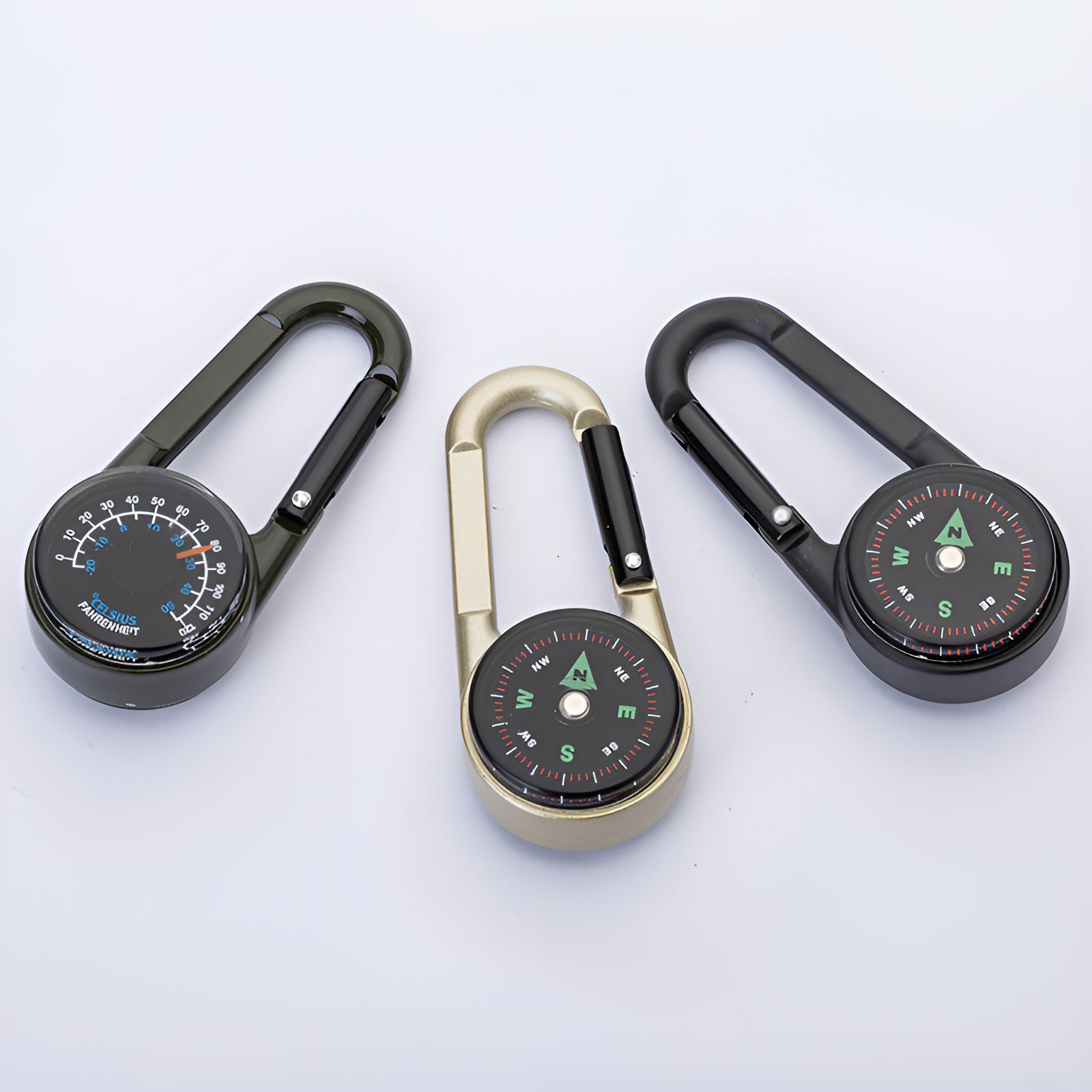 Outdoor Mini Kompas + Thermometer