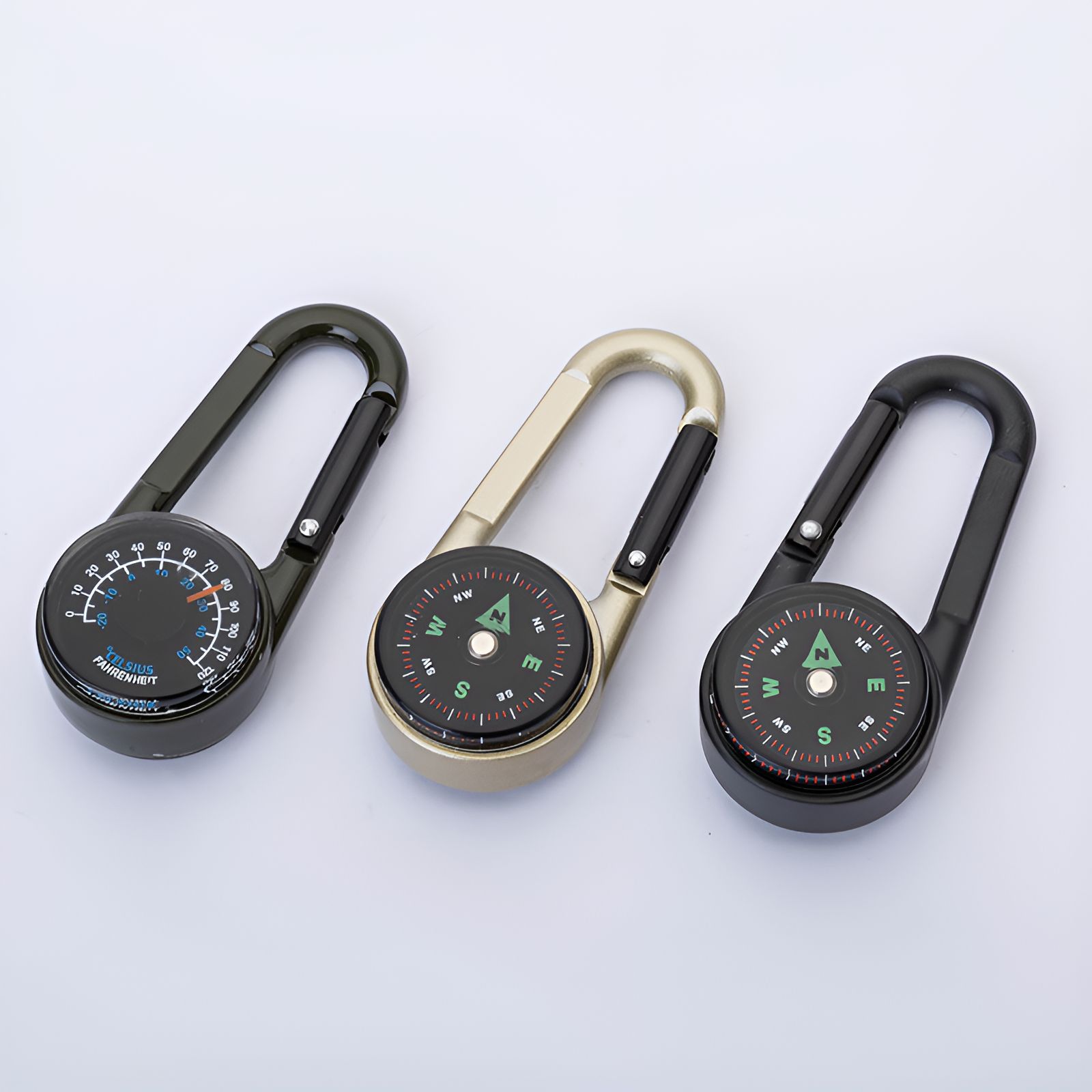 Outdoor Mini Kompas + Thermometer