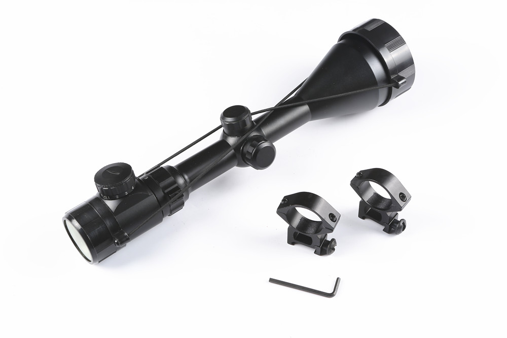 3-9x56eg Yüksek Kaliteli çıft ışık Kırmızı,yeşil Kaynaklı Avcılık Süfer Tüfek Dürbün(b)
