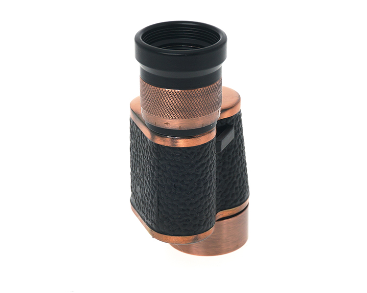6x24  Baıgısh, Askeri Tarzi Pirinç Ve Deri Kaplamalı, Deri çantalı Monocular Dürbün Princ