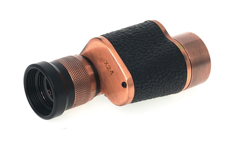 6x24  Baıgısh, Askeri Tarzi Pirinç Ve Deri Kaplamalı, Deri çantalı Monocular Dürbün Princ