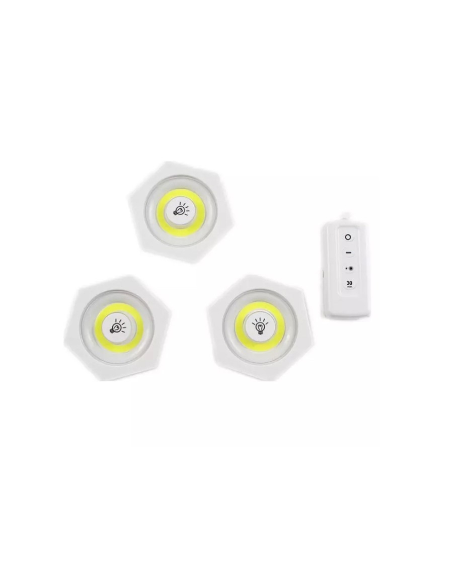 Watton WT-365 5W Uzaktan Kumandalı Yapışkan Ledli Spot Lamba