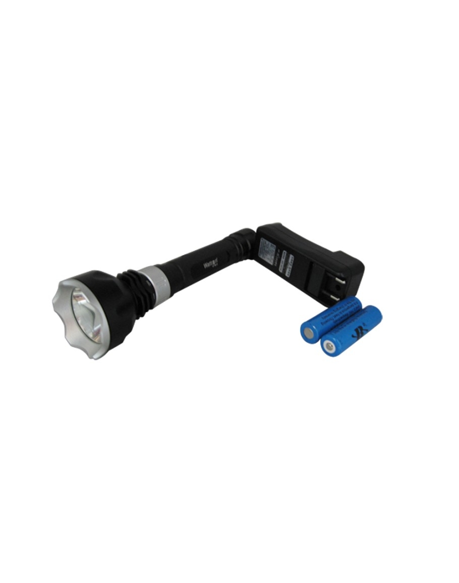 Watton WT-009 TX6 LED Profesyonel Avcı Feneri 250m Menzilli Şarjlı Set