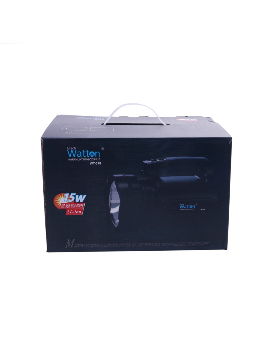 Watton WT-018 Profesyonel Projektör Avcı Feneri 15W Güçlü Aydınlatma