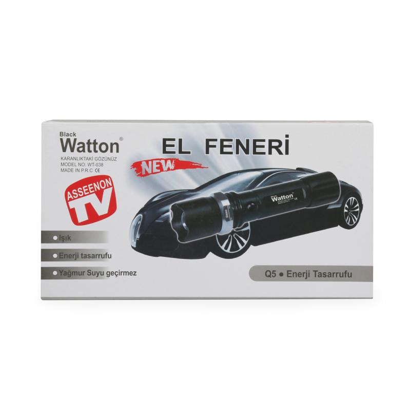 Watton WT-038 Zoomlu Şarjlı EL Feneri