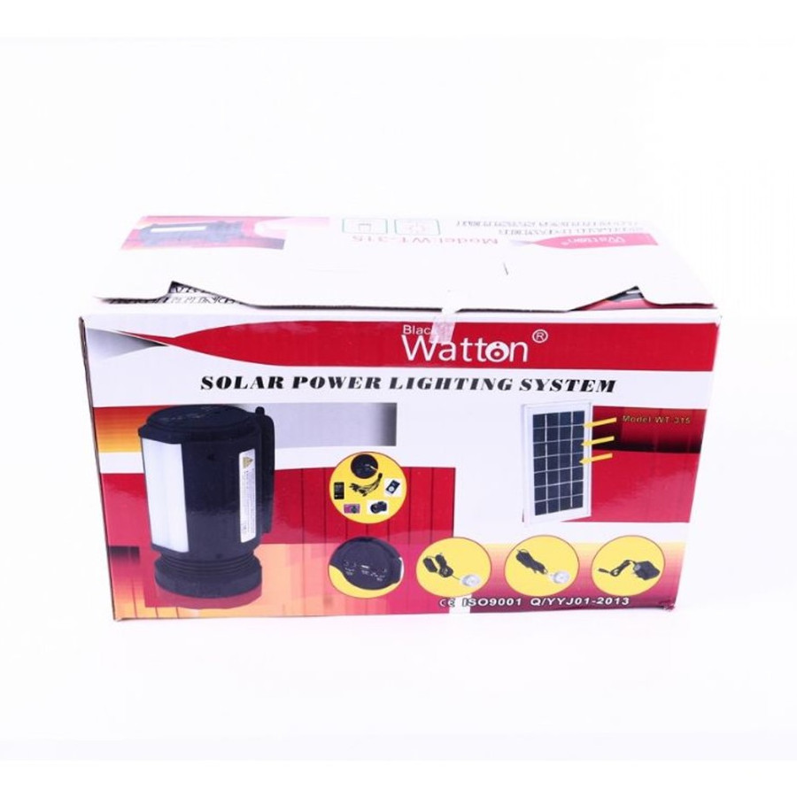 Watton WT-315 LED Ampul Solar Güneş Enerjili Fener Işıldak