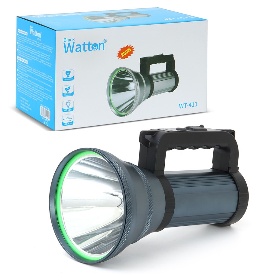 Watton%20WT-411%20200Watt%20Projektör%20Şarjlı%20Spot%20Fener