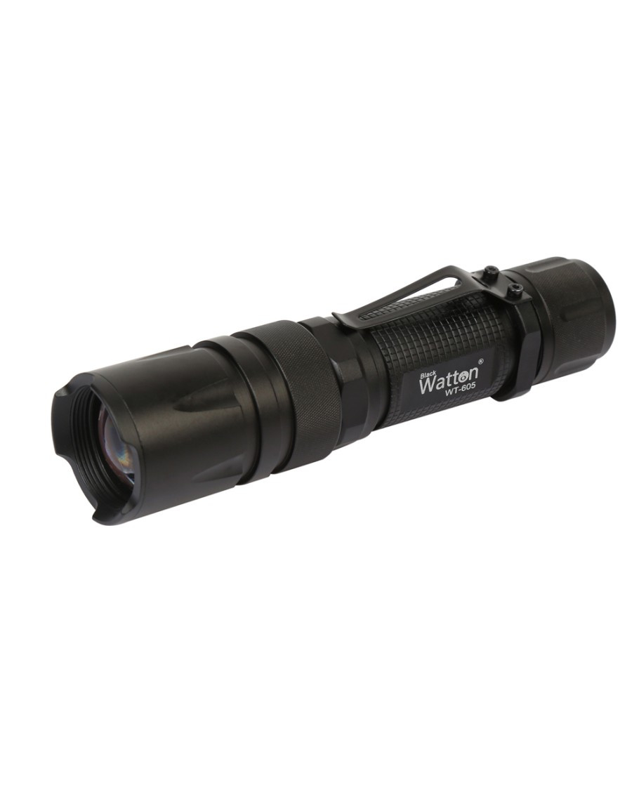 Watton WT-605 10Watt 2000 Lümen 4 Renk Aydınlatmalı Şarjlı El Feneri
