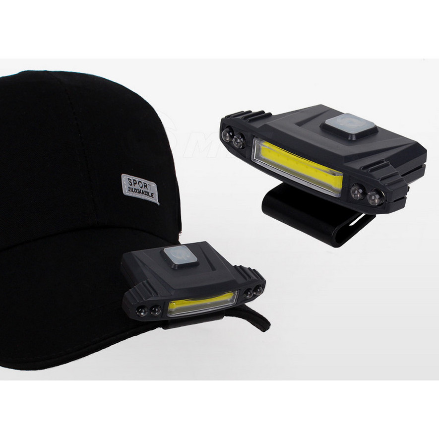 Watton WT-606 COB LED + 4LED 100 Lümen USB Şarjlı Şapka Feneri