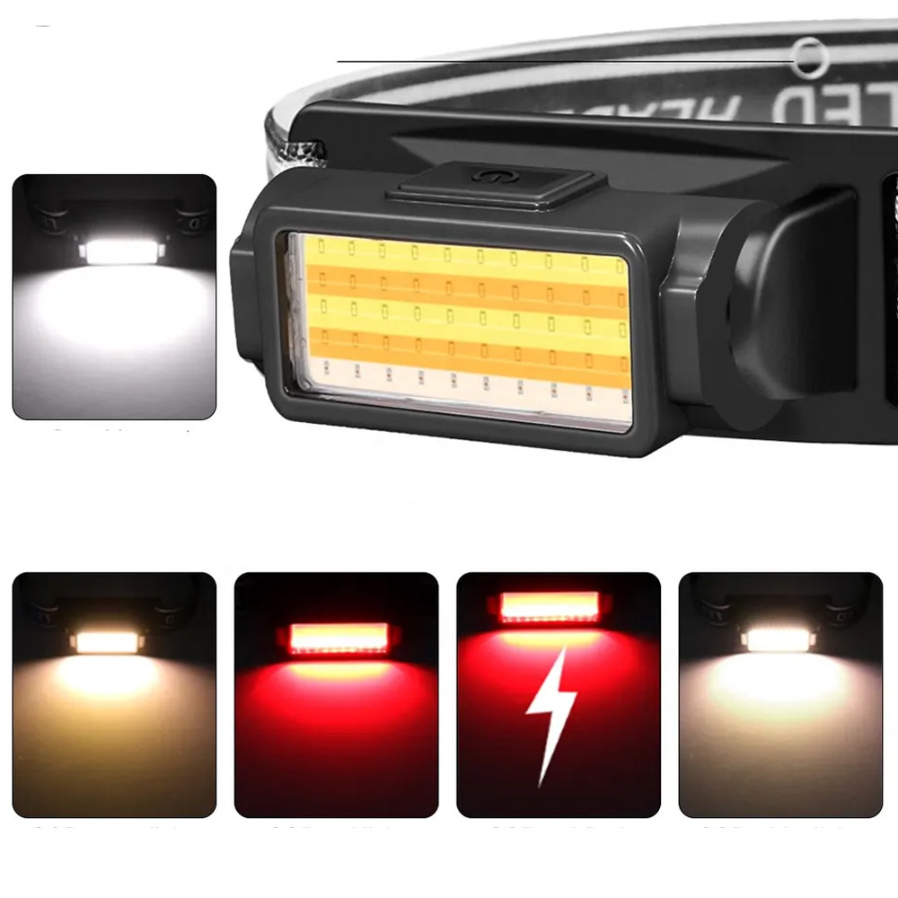 Watton WT-650 50 COB LED Şarjlı Kafa Feneri