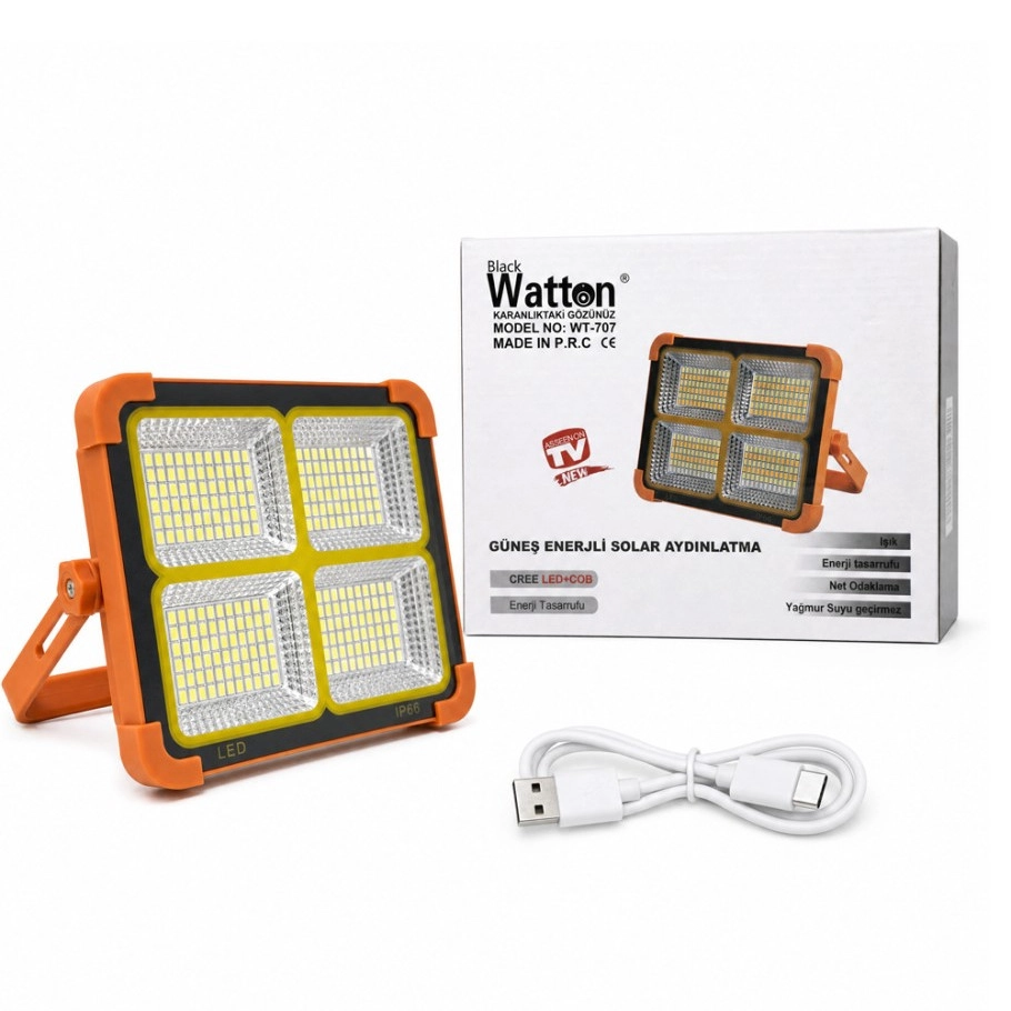 Watton Wt-707 288 TG LED Güneş Enerjili Solar Lamba