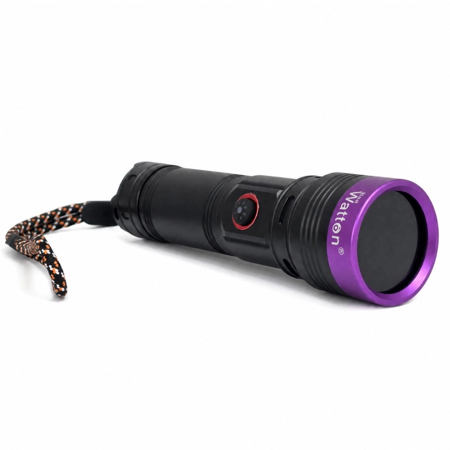 Watton WT-711 30 Watt 395NM UV Ultraviole Şarjlı Mor Işıklı El Fener