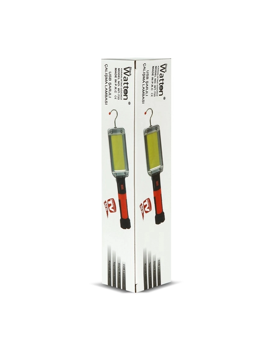 Watton WT-733 Type-C Şarjlı Mıknatıslı Oto Tamir ve Çalışma Lambası