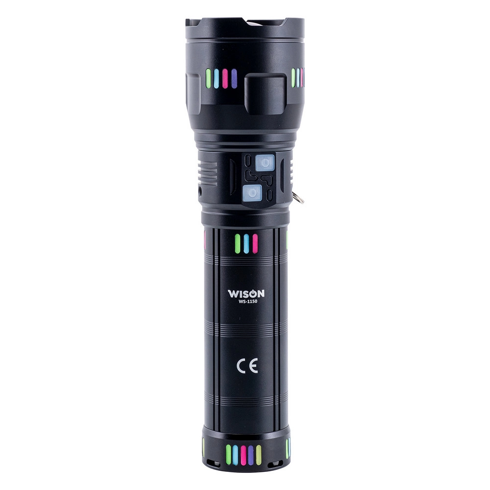 Wison WS-1150 Uzun Menzilli 60 Watt 5500 Lümen Profesyonel Güçlü El Feneri