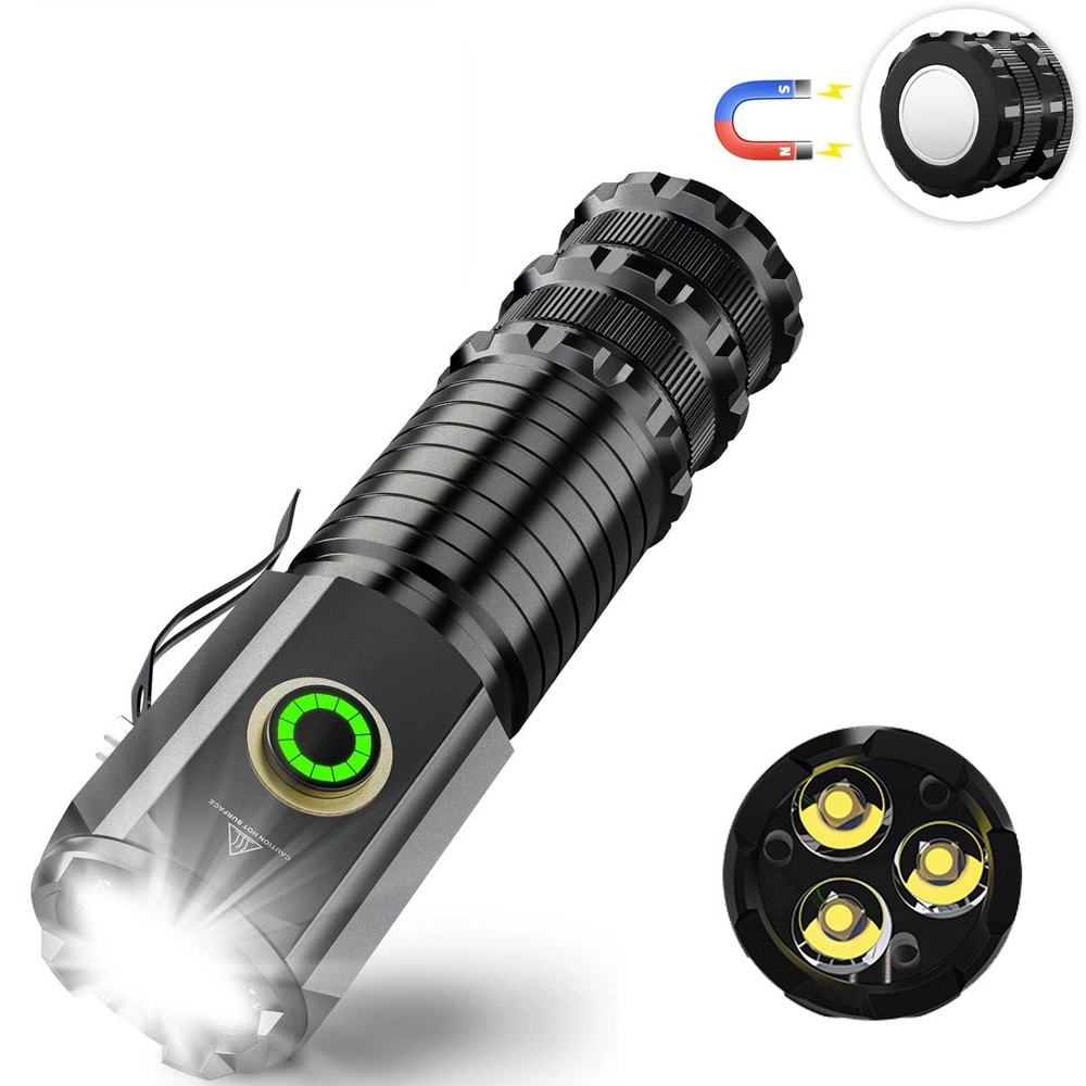 Wison WS-3838 1500 Lümen Mıknatıslı USB Şarjlı El Feneri
