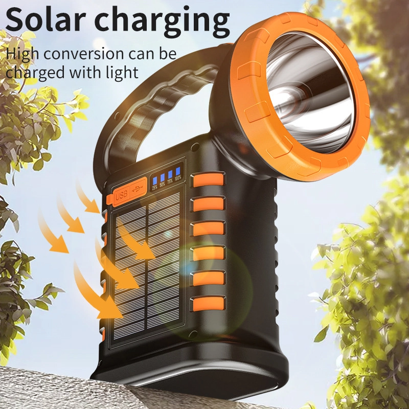 Wison WS-4343 Çok Fonksiyonlu Powerbanklı Solar Şarjlı Kamp Lambası