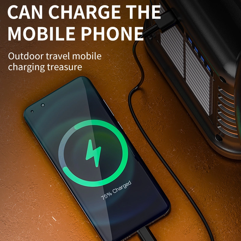 Wison WS-4343 Çok Fonksiyonlu Powerbanklı Solar Şarjlı Kamp Lambası