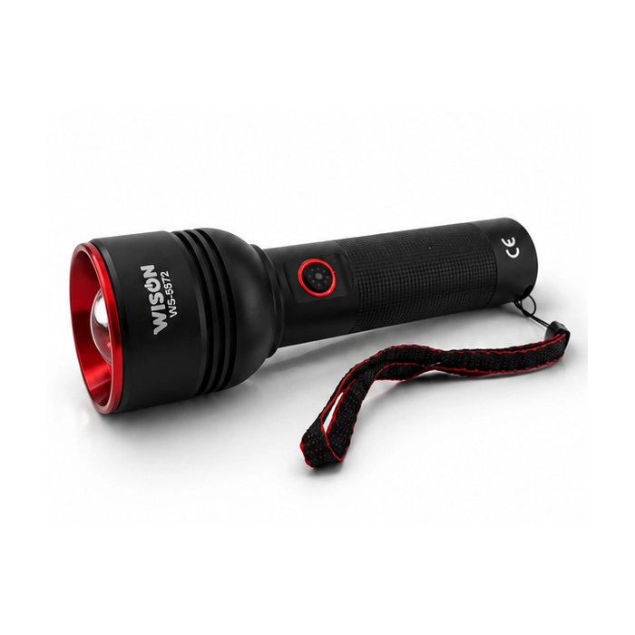 Wison WS-5572 20Watt 2000 Lümen Uzun Menzilli USB Type-C Şarjlı El Feneri