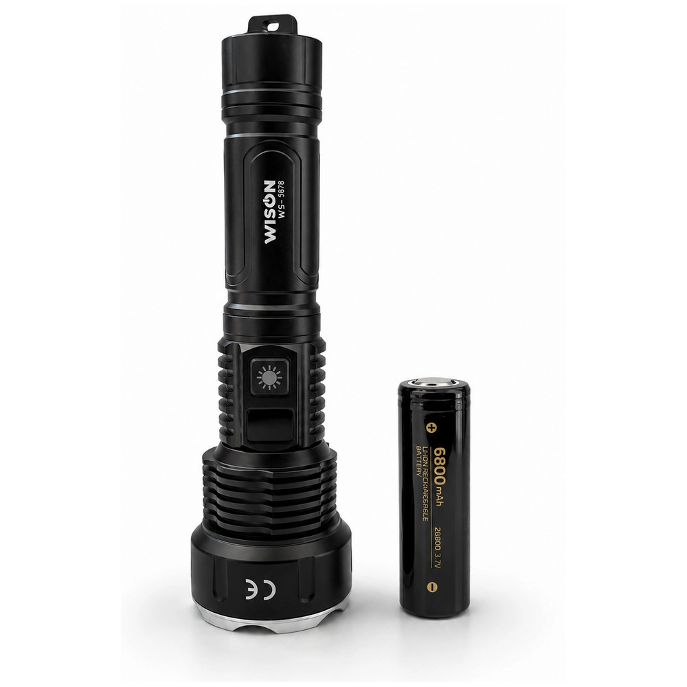 Wison WS-7878 30Watt 3000 Lümen Uzun Menzilli USB Type-C Şarjlı El Feneri