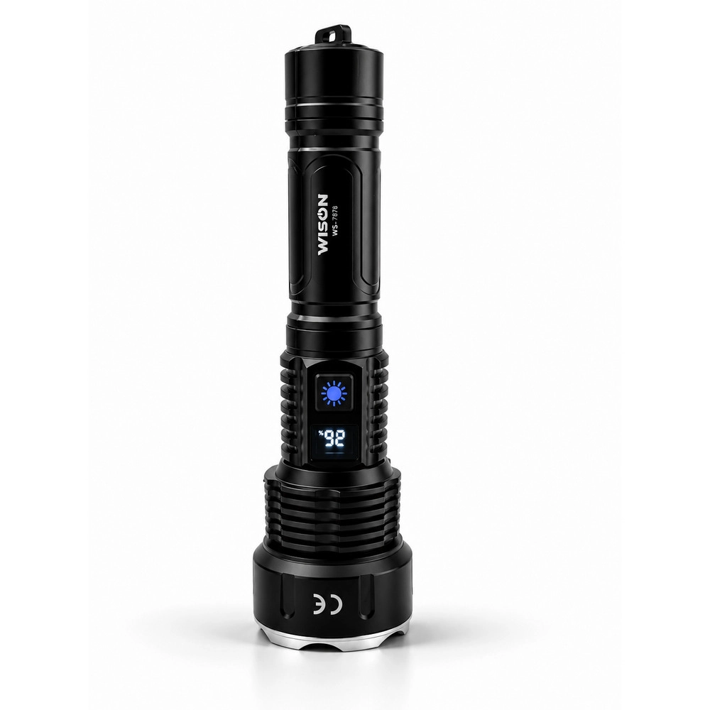 Wison WS-7878 30Watt 3000 Lümen Uzun Menzilli USB Type-C Şarjlı El Feneri