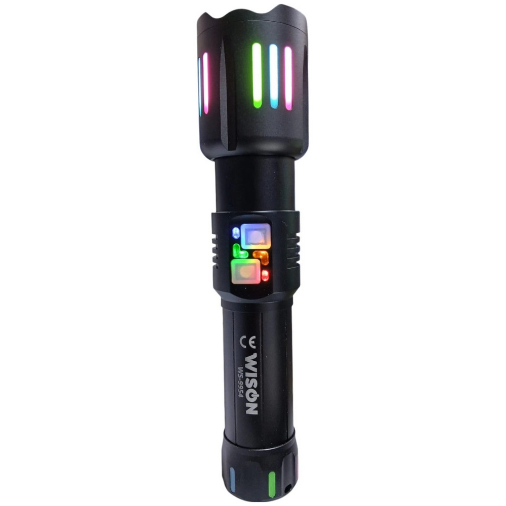 Wison WS-9954 25W  Zoomlu Yeşil Lazerli Metal Şarjlı El Feneri