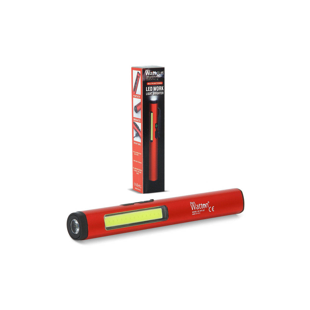 Watton Wt-307-S Şarjlı Mıknatıslı Çalışma Lambası