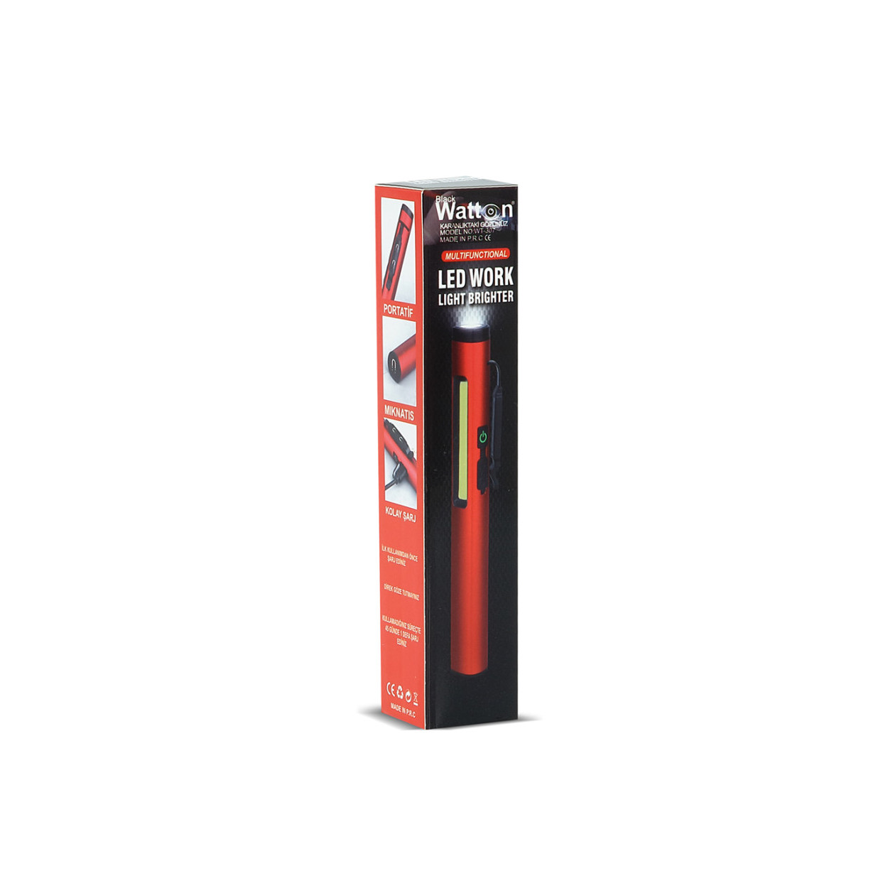Watton Wt-307-S Şarjlı Mıknatıslı Çalışma Lambası